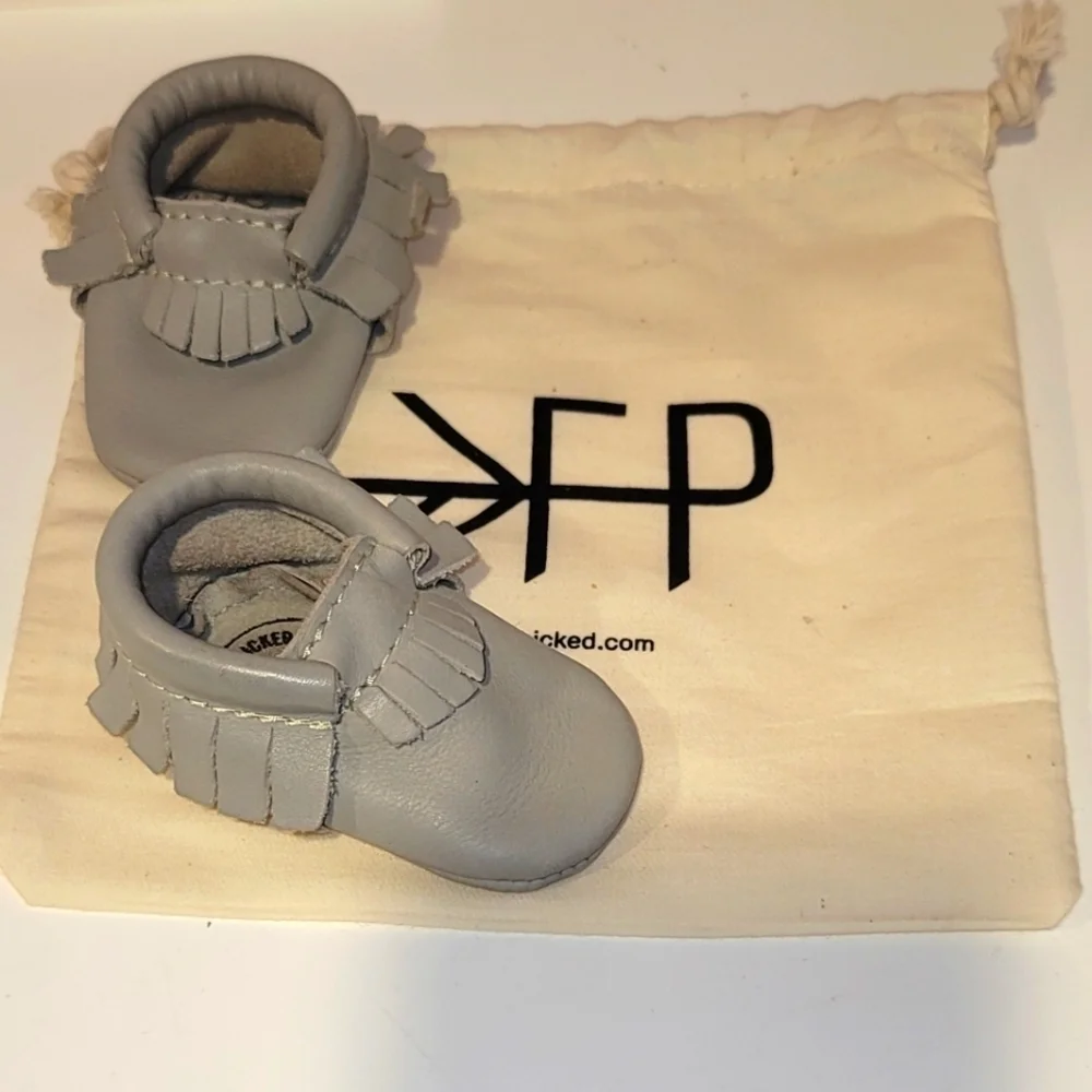 GENUINE Leather Infant Moccasins
